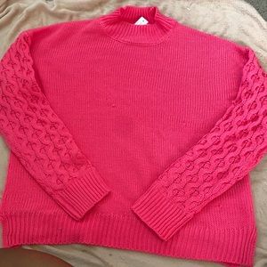 Neon Pink Sweater For Sale!
